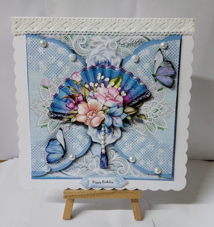 Flora And Lace Beautiful Fan  by Jackie Odonnell