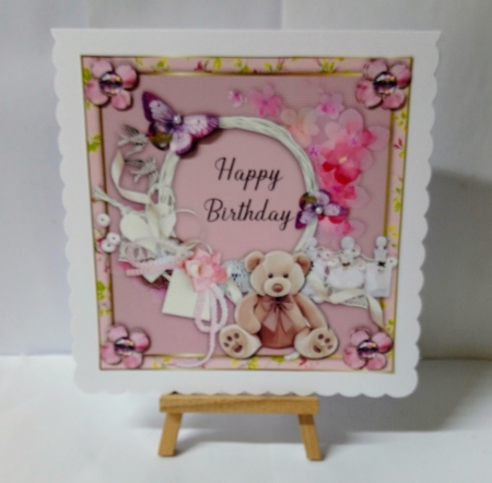 8x8 Teddy Birthday Wishes  by Jackie Odonnell