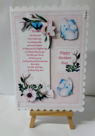 Mothers day or birthday verse for mum mini kit by Jackie Odonnell