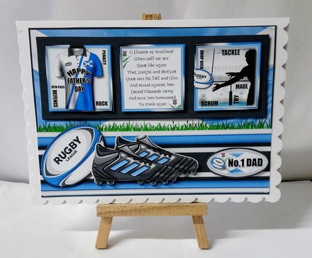 Man of the Match - Rugby Scotland  by Jackie Odonnell