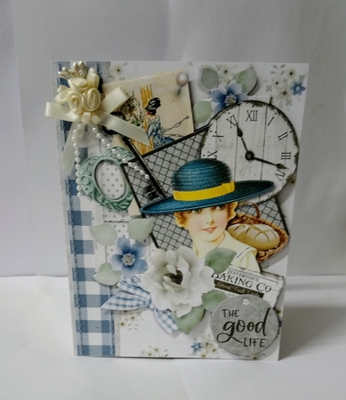 Country Farmhouse Pop Out Book Card and Envelope Kit. by Jackie Odonnell