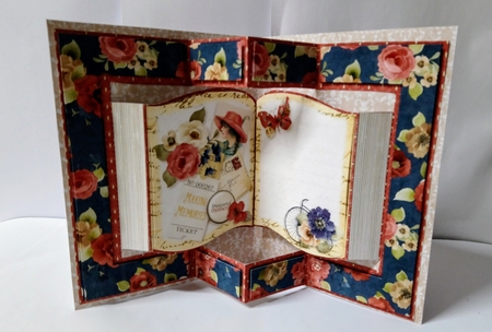 Whispers from the Past Pop Out Book Card and Envelope Kit. by Jackie Odonnell