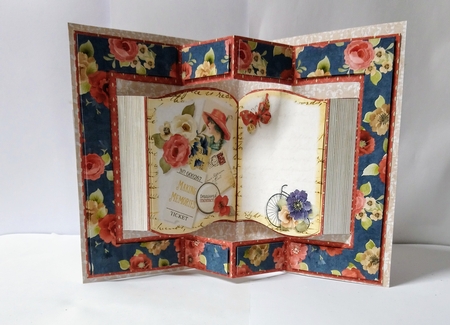 Whispers from the Past Pop Out Book Card and Envelope Kit. by Jackie Odonnell