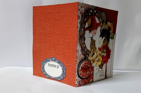 Whispers from the Past Pop Out Book Card and Envelope Kit. by Jackie Odonnell