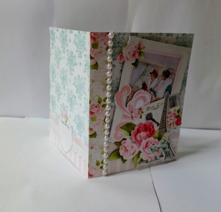Parisienne Heirloom Pop Out Book Card and Envelope Kit. by Jackie Odonnell