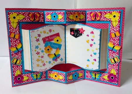 Colour Me Beautiful Pop Out Book Card and Envelope Kit. by Jackie Odonnell