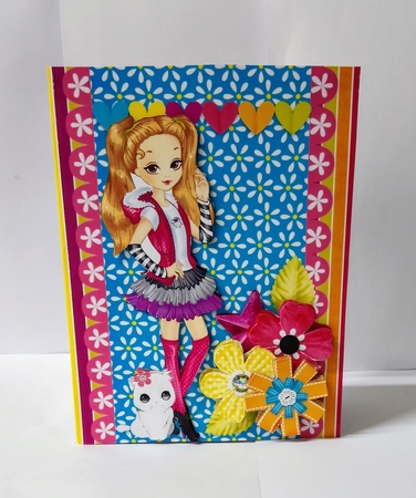 Colour Me Beautiful Pop Out Book Card and Envelope Kit. by Jackie Odonnell