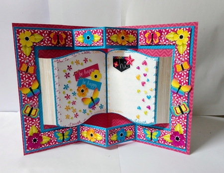Colour Me Beautiful Pop Out Book Card and Envelope Kit. by Jackie Odonnell