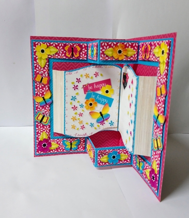 Colour Me Beautiful Pop Out Book Card and Envelope Kit. by Jackie Odonnell