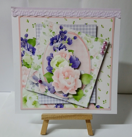Pretty Posy - Layered Card Mini Kit by Jackie Odonnell