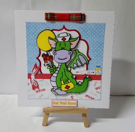 7x7 Clyde has get well wishes mini kit by Jackie Odonnell