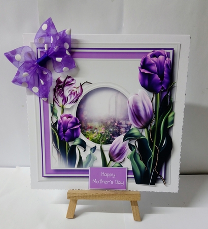 Gorgeous Purple Tulips by Jackie Odonnell