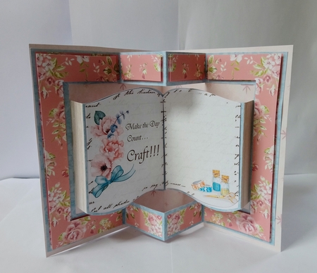 Be Crafty Pop Out Book Card and Envelope Kit. by Jackie Odonnell