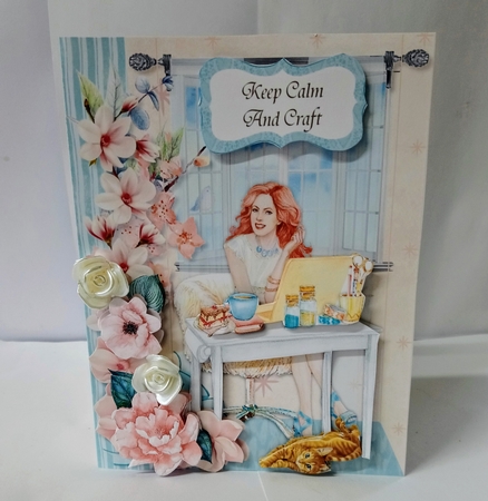 Be Crafty Pop Out Book Card and Envelope Kit. by Jackie Odonnell