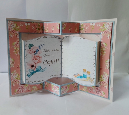 Be Crafty Pop Out Book Card and Envelope Kit. by Jackie Odonnell