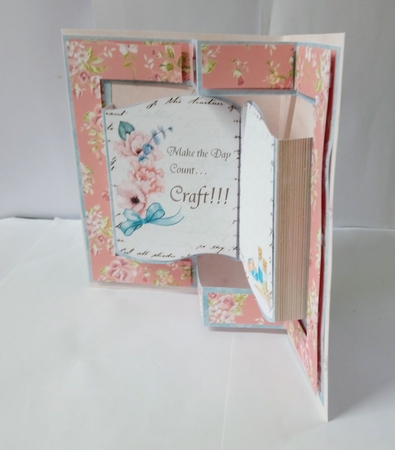 Be Crafty Pop Out Book Card and Envelope Kit. by Jackie Odonnell