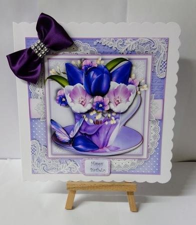 Tulip Teacup by Jackie Odonnell