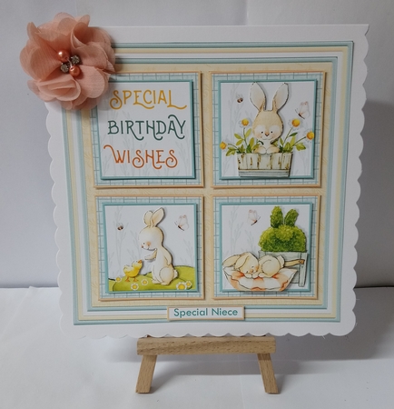 SPRING SQUARES 7.5 Quick Layer Card & Insert Kit All Occasions by Jackie Odonnell