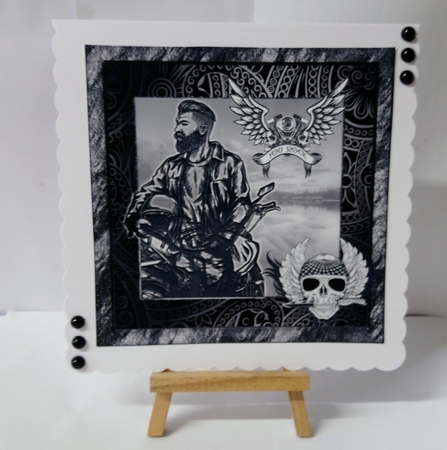 8 x 8 Biker by Jackie Odonnell