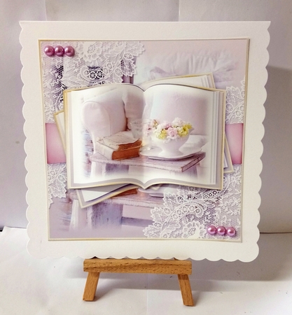 Shabby Open Book by Jackie Odonnell