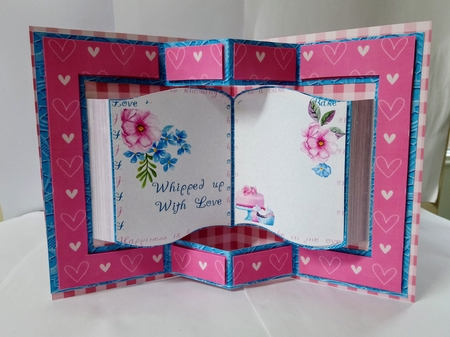 A Great Bake Off  Pop Out Book Card and Envelope Kit. by Jackie Odonnell