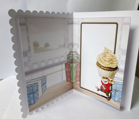 Mr Cup Cake Mouse (Chocolate) Insert by Jackie Odonnell