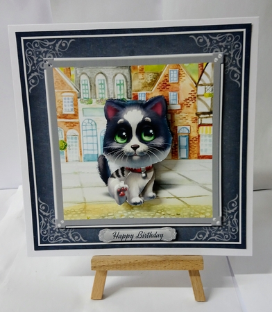 Black and white kitten mini kit by Jackie Odonnell