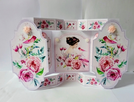 Songbird Rhapsody Push n Fold Card and Envelope Kit by Jackie Odonnell