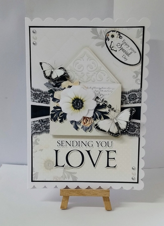Sending You Love - Elegant Letter by Jackie Odonnell