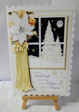 The Snow Covered Trees Through the Window by Jackie Odonnell
