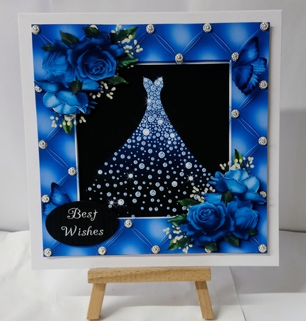The Diamond Gown - Blue by Jackie Odonnell
