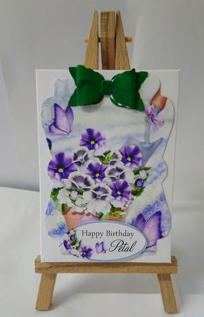4 Mixed Flower Pot Mini Kits by Jackie Odonnell
