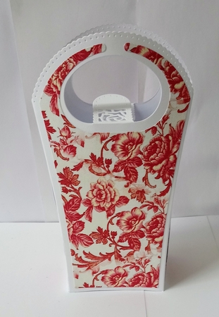 Shabby Chic Rose Red Papers 200Dpi by Jackie Odonnell