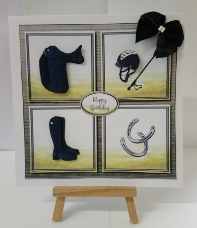 Horse riding 8x8 4 Page Mini Kit by Jackie Odonnell