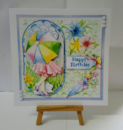 Rain or Shine 7x7 Card Front & Insert Mini Kit by Jackie Odonnell