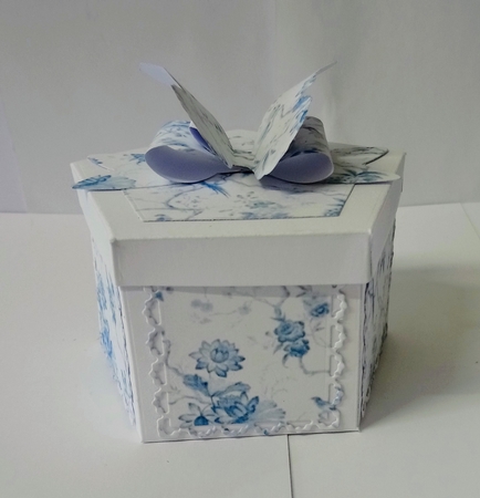 Shabby Chic Blue Papers 200Dpi by Jackie Odonnell