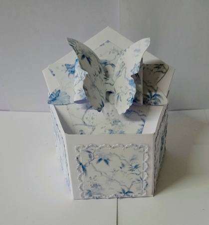 Shabby Chic Blue Papers 200Dpi by Jackie Odonnell