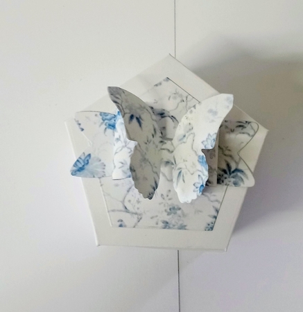 Shabby Chic Blue Papers 200Dpi by Jackie Odonnell