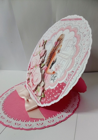 AN EVENING OUT Female Birthday 7.5 Decoupage Ages & Insert Kit by Jackie Odonnell