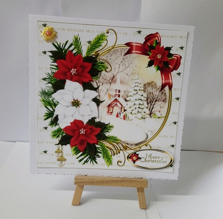8x8 the Christmas church choice of two scenes mini kit by Jackie Odonnell