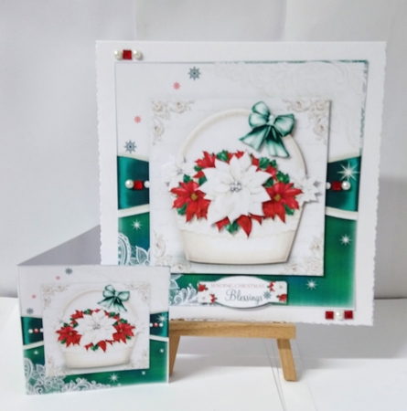 Poinsettia Bumper Kit by Jackie Odonnell