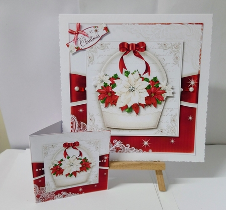 Poinsettia Bumper Kit by Jackie Odonnell