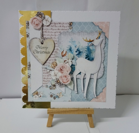 A Beautiful Winter 2  7x7 Card Front & Insert Mini Kit by Jackie Odonnell