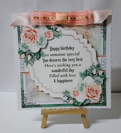 Birthday Floral4 Mini Card Kit by Jackie Odonnell