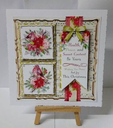 Christmas Sentiments 2 7x7 Card Front & Insert Mini Kit by Jackie Odonnell
