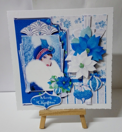 Deco the Halls 3 7x7 Card Front & Insert Mini Kit by Jackie Odonnell