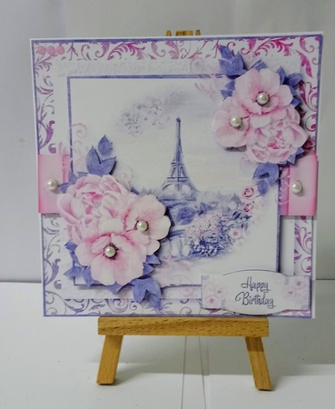 Watercolour Vintage Pink Poppy 3 by Jackie Odonnell