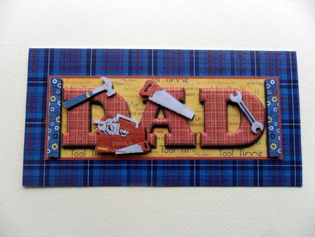 Blue Tartan A4 Backing Paper - Card Making and Scrapbooking by Jacqueline Bunnett
