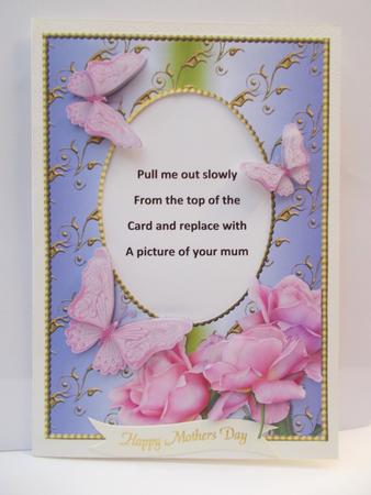 Pink Rose Corner with Butterflies - 50th Birthday by Jacqueline Bunnett