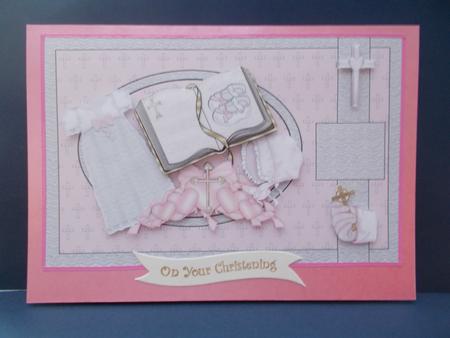 Baby Girl Christening Topper(n) by Jacqueline Bunnett